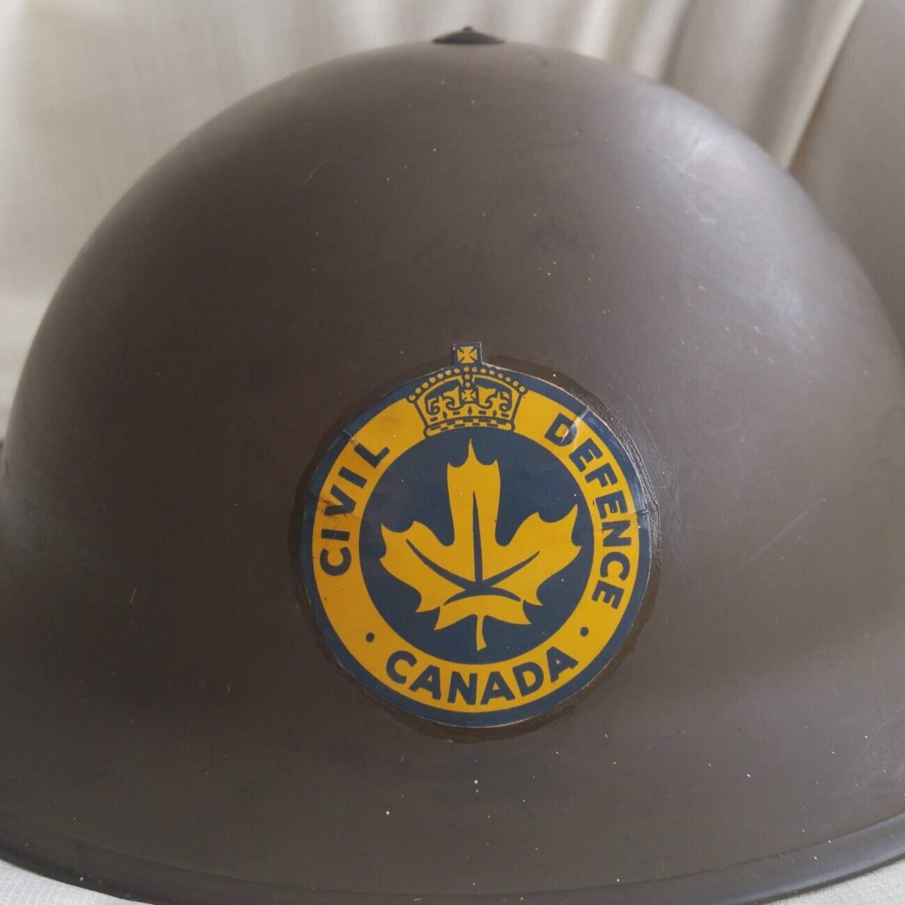 Civil Defence Canada helmet