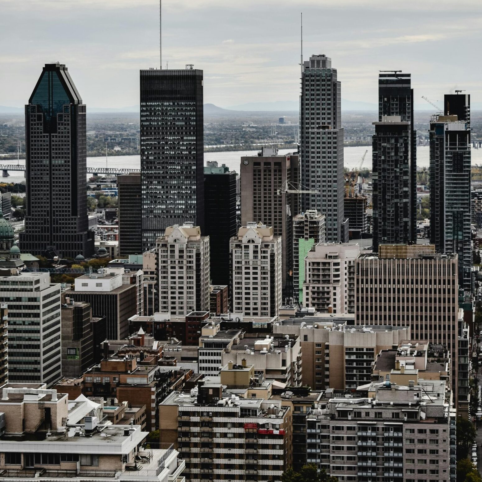 Skyline Montreal downtown